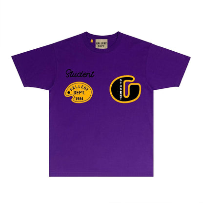 Gallery Dept T Shirt Retro Printed Loose Short-Sleeved Shirt (part2)