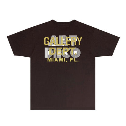 Gallery Dept T Shirt Retro Printed Loose Short-Sleeved Shirt (part2)