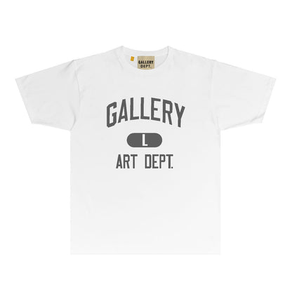 Gallery Dept T Shirt Retro Printed Loose Short-Sleeved Shirt (part2)