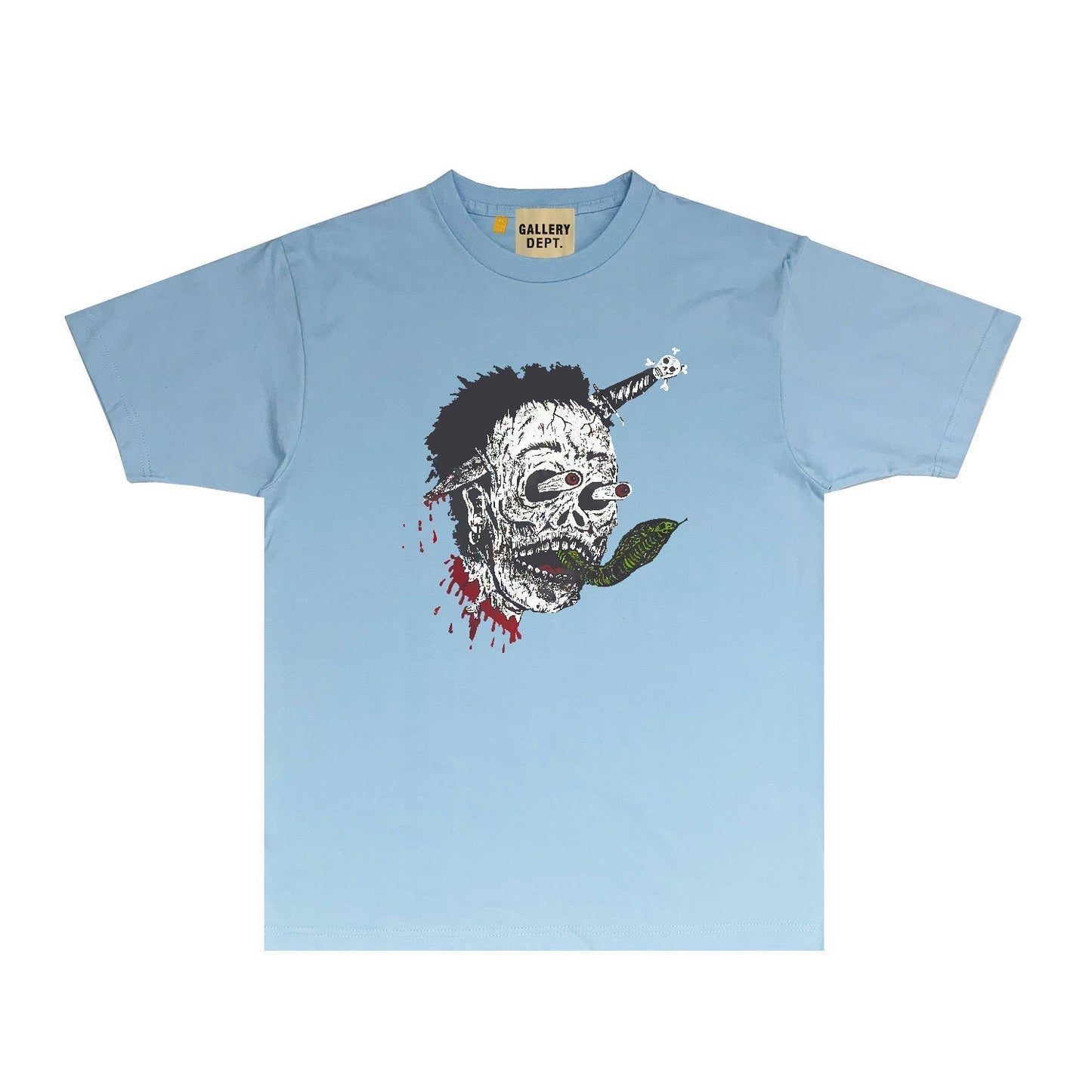 Gallery Dept T Shirt Retro Printed Loose Short-Sleeved Shirt