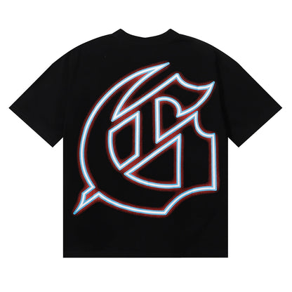 Godspeed T-shirts Driving Movie Skull Printing Cotton Casual Short Sleeves Men and Women