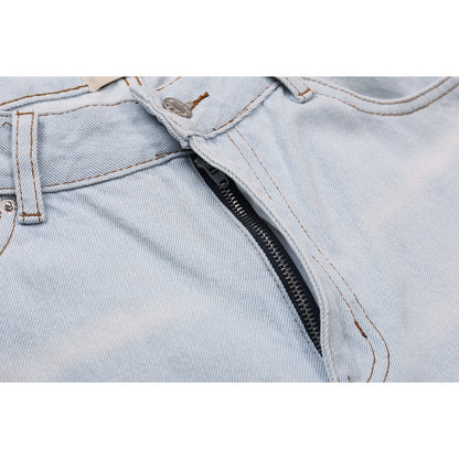 Gallery Dept Jeans Splicing Contrast Color Casual Denim Trousers