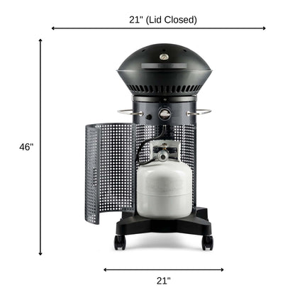 Fuego Element Hinged F21C-H 21 Gas Grill