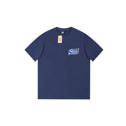 Stussy T-Shirts Loose Casual T-Shirts Same for Men and Women