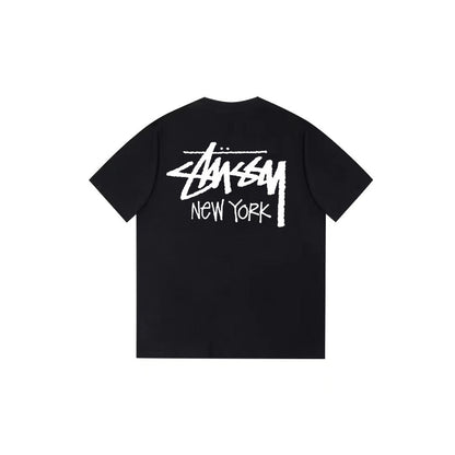 Stussy T-Shirts Loose Casual T-Shirts Same for Men and Women