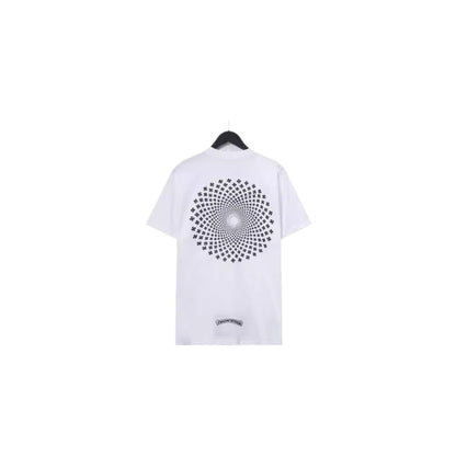 Chrome Heart T Shirts Scroll Heart Gypsy Printed Crew Neck Short Sleeve T-Shirt