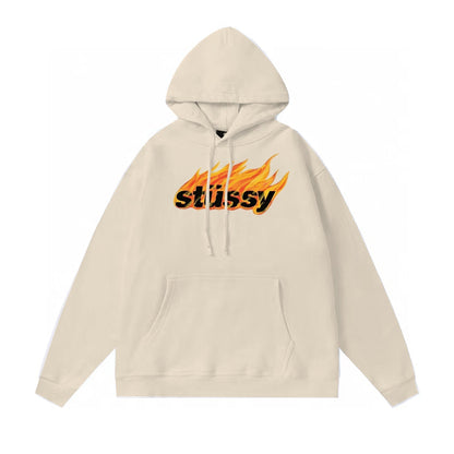 Stussy Hoodie Fall/Winter Fleece Hooded Sweater