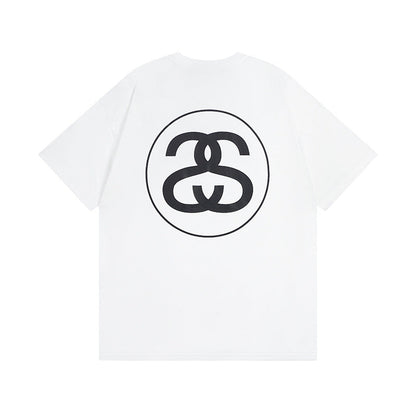 Stussy T-Shirts Casual Loose Couple T-Shirts