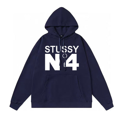 Stussy Hoodie Fall/Winter Fleece Hooded Sweater