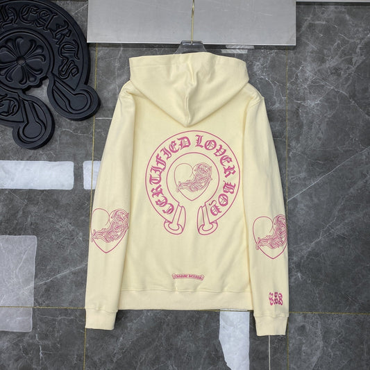 Chrome Heart Hoodie ChromeHearts Miami Cross Wash Make Old Hooded Loose Sweater
