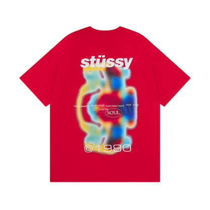Stussy T-Shirts Casual Loose Couple T-Shirts