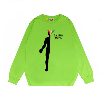 Gallery Dept Long Sleeved Shirt Fashion Brand Long Sleeve Long-Sleeved T-shirt Blouse