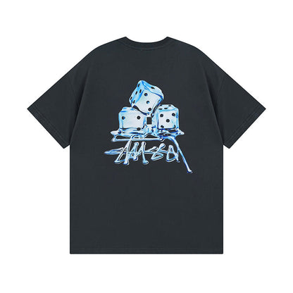 Stussy T-Shirts Casual Loose Couple T-Shirts