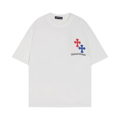 Chrome Heart T Shirts Big Horseshoe Short Sleeve T-Shirt