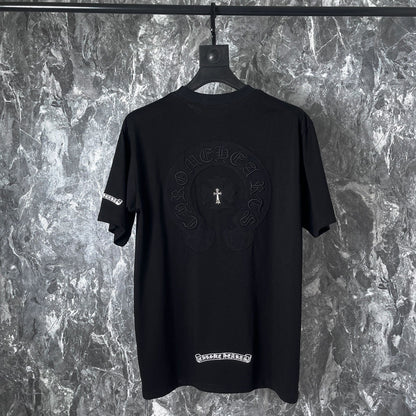 Chrome Heart T Shirts Croix Heavy Industry Embroidery Short Sleeve T-Shirt