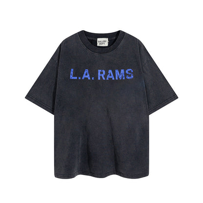 Gallery Dept T Shirts Vintage Wash Letter Printing