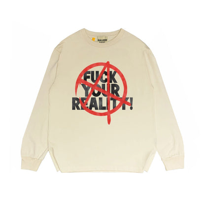 Gallery Dept Long Sleeved Shirt Fashion Brand Long Sleeve Long-Sleeved T-shirt Blouse