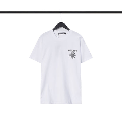 Chrome Heart T Shirts Sanskrit Cross Horseshoe Letter Flower Short Sleeve T-Shirt