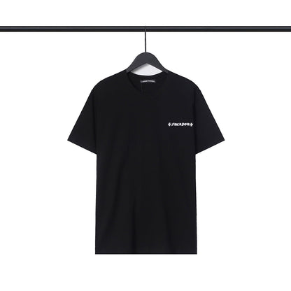 Chrome Heart T Shirts Chrome Hearts Sanskrit Horseshoe Short Sleeve T-Shirt