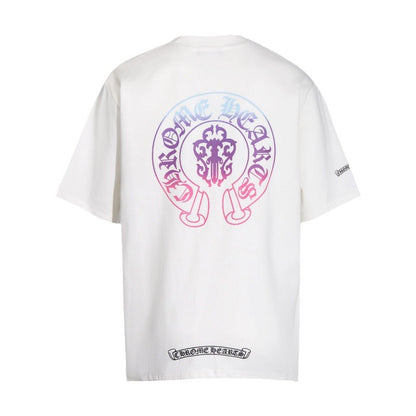 Chrome Heart T Shirts Chrome Heart Croix Summer Short Sleeve Hip Hop Half Sleeve T-Shirt