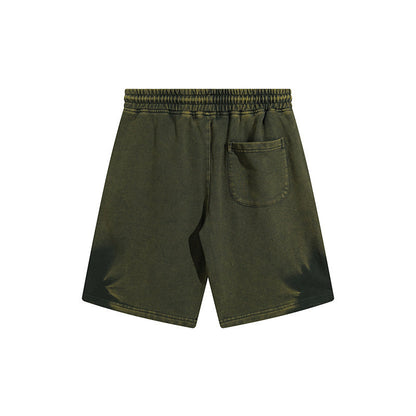 Gallery Dept Shorts Joint Alphabet Hand Painted Graffiti Old Shorts