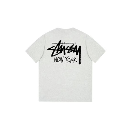 Stussy T-Shirts Loose Casual T-Shirts Same for Men and Women
