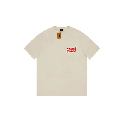 Stussy T-Shirts Loose Casual T-Shirts Same for Men and Women