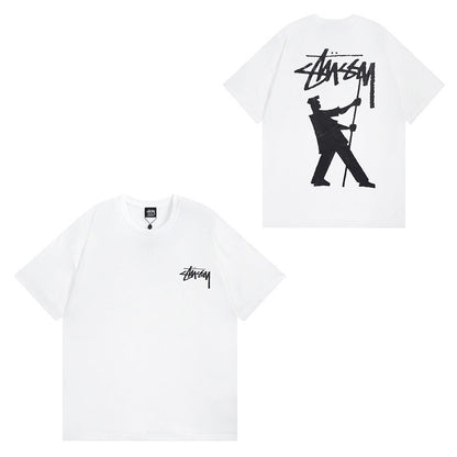 Stussy T-Shirts Casual Versatile Loose T-Shirts Couple