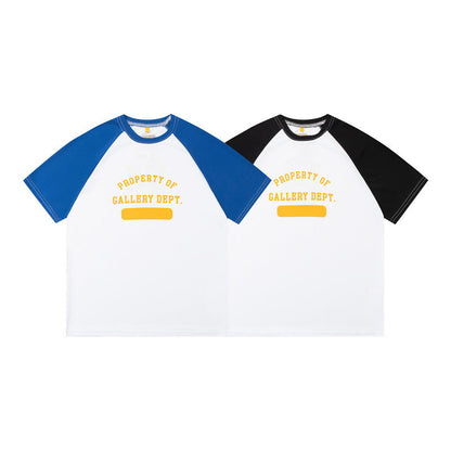 Gallery Dept T Shirts Los Angeles Summer Fashion Short Sleeve Gallery Dept T-shirt Loose