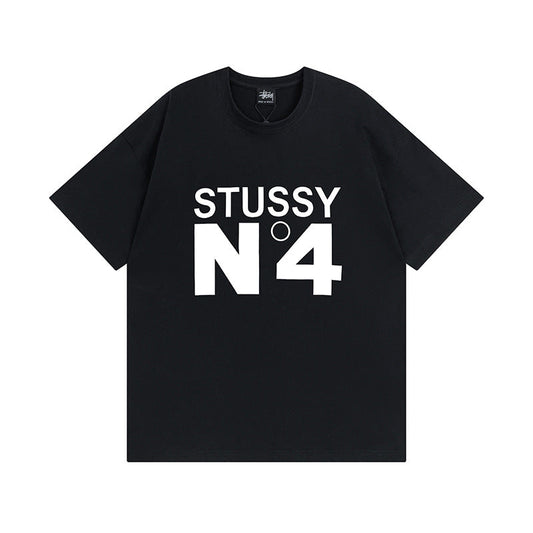 Stussy T-Shirts Casual Loose Couple T-Shirts