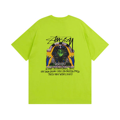Stussy T-Shirts Casual Loose Couple T-Shirts