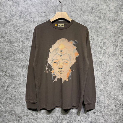 Gallery Dept Long Sleeved Shirt Fashion Brand Long Sleeve Long-Sleeved T-shirt Blouse