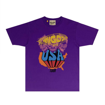 Gallery Dept T Shirts European And American Tee Shirt Short Sleeve T-Shirt Blouse