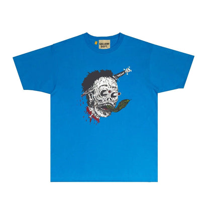 Gallery Dept T Shirt Retro Printed Loose Short-Sleeved Shirt
