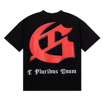 Godspeed T-shirts Road Supercar Printed Cotton Casual Short Sleeve Men and Women