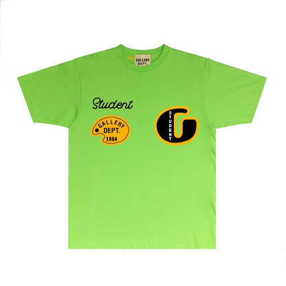 Gallery Dept T Shirt Retro Printed Loose Short-Sleeved Shirt (part2)