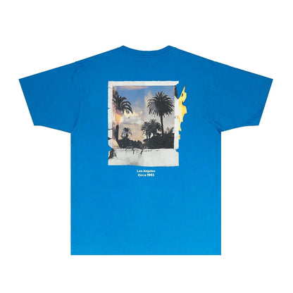 Gallery Dept T Shirt Retro Printed Loose Short-Sleeved Shirt