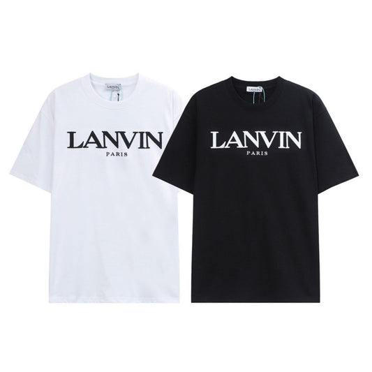 Gallery Dept T-Shirt Joint Letter Logo Embroidery Short Sleeve T-Shirt