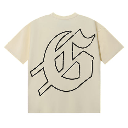 Godspeed T-shirts Skateboard Skull Junior Print Cotton Casual Short Sleeve Men and Women