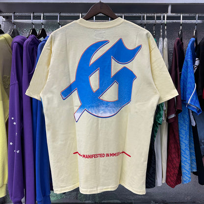 Godspeed T-shirts Rugby Players Printed Cotton Casual Short Sleeves Men and Women